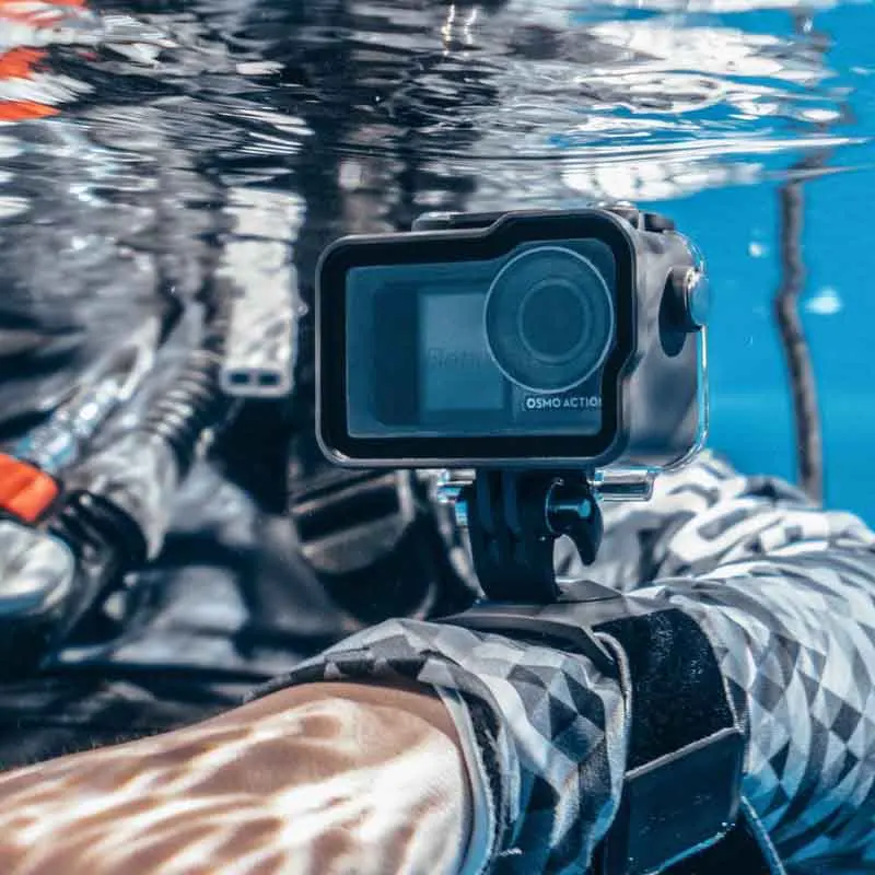 Водонепроницаемый чехол для DJI Osmo Action Корпус чехол 60 м Deep Osmo Action Dual 3,5 мм/USB-C адаптер Аксессуары для камеры