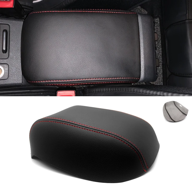 

For VW Golf 7 MK7 2014 2015 2016 Microfiber Leather Car Styling Center Armrest Console Lid Box Cover Replacement Trim