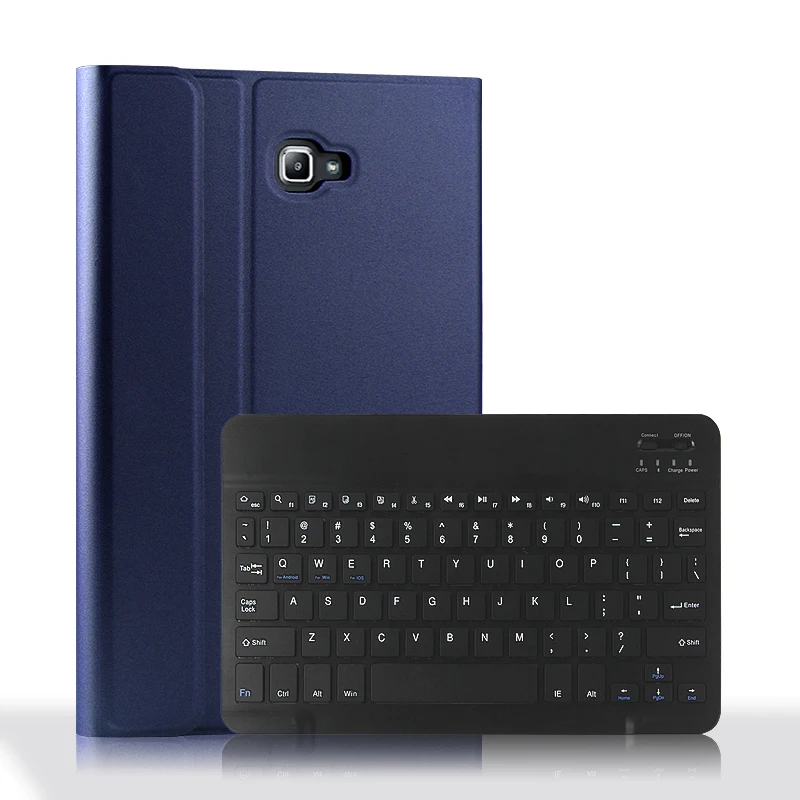 Беспроводной Bluetooth клавиатура Стенд кожаный чехол для Samsung Galaxy Tab A 10,1 T585 T580 SM-T580 SM-T585 T580N T585C