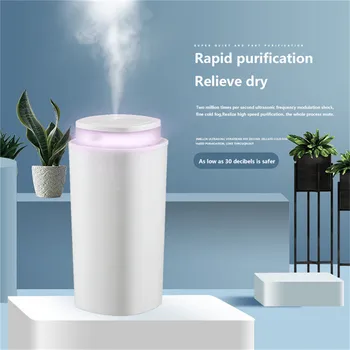 

ELOOLE USB Mini Humidifier Air Diffuser Purifier Aroma Essential Oil Diffuser Ultrasonic Portable Colorful LED Light For Car