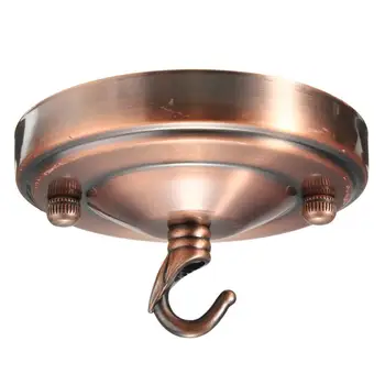 

Retro Vintage Ceiling Hook Plate Holder Industrial Chandelier Lamp Light