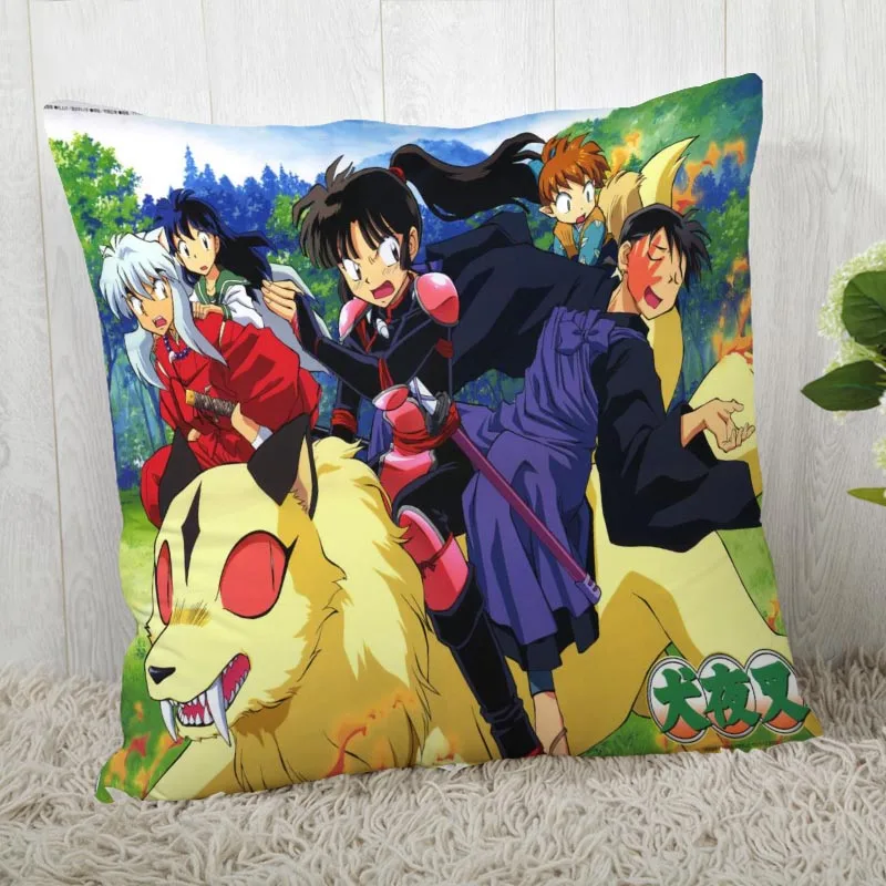 Наволочки на заказ InuYasha квадратная наволочка Рождественская Наволочка на молнии наволочка 40*40 см, 45*45 см(с одной стороны - Цвет: 7