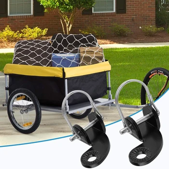 

Universal New Metal Steel Linker Bike Trailer Coupler Easy To Install Compact Coupler Hook Buckle Hitch Linker