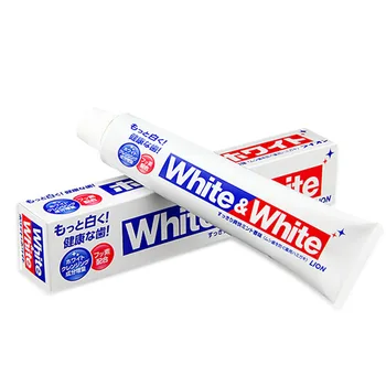 

Lion White & White cleaning, whitening, breath refreshing toothpaste imported from Japan 150g adult general toothpaste