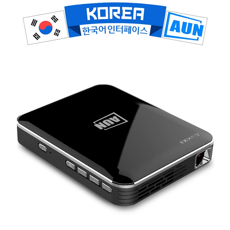 Проектор AUN MINI X3 синхронизация экрана с телефонами Android iOS мультимедиа система