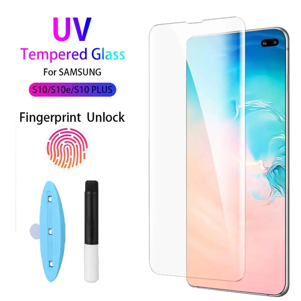 10D жидкое УФ-стекло для Samsung Galaxy Note 10 Pro разблокировка по отпечатку пальца