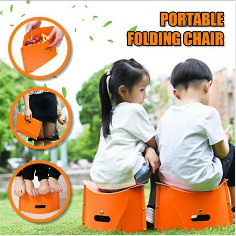 

New Fashion Outdoor Portable Three-legged Stool Folding Beach Chair Fishing Stool Park Bench Party Favors