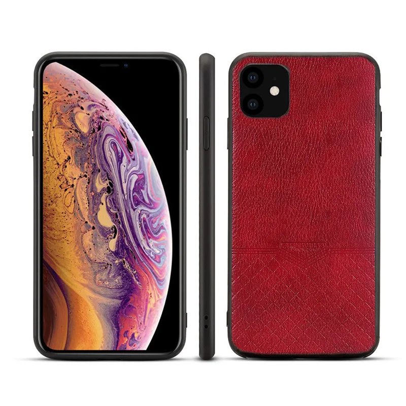 Binmer модный противоударный тонкий кожаный чехол для телефона для IPhone 11 Pro Max IPhone 11 11 Pro защитная задняя крышка