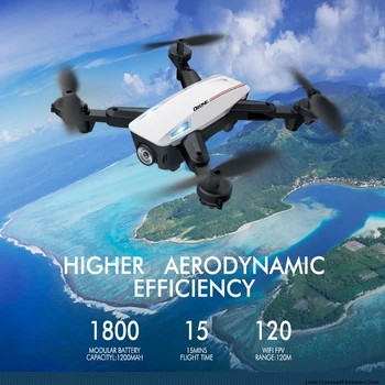 

D58 1080P Camera Foldable RC Drone with Gesture Photo Video Optical flow position RC Helicopter Airplane Speed Switchable