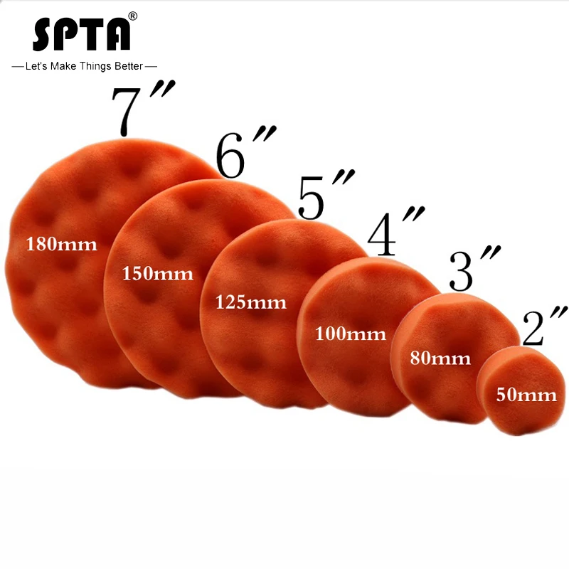 SPTA 2 "(50 мм)/3"(80 мм)/4 "(100 мм)/5"(125 мм)/6 "(150 мм)/7"(180 мм) полировальные колодки