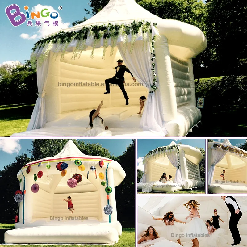 Bingo® 4m High PVC Watertight Inflatable Wedding Bouncer Inflating Recreation for Parties and weddings