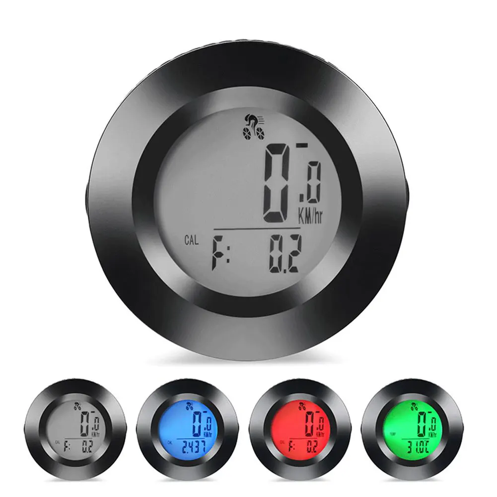 

Three-color backlit English wireless waterproof circular code table Three-color speed odometer for bicycle children scooter