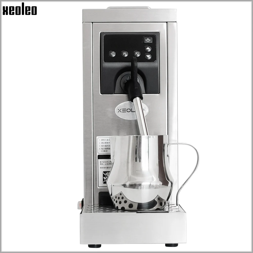 Xeoleo Professional Milk Steamer Frother Machine Steam Foam Teapresso Machine Intelligent Coffee Frothing Fixed Temperature 5