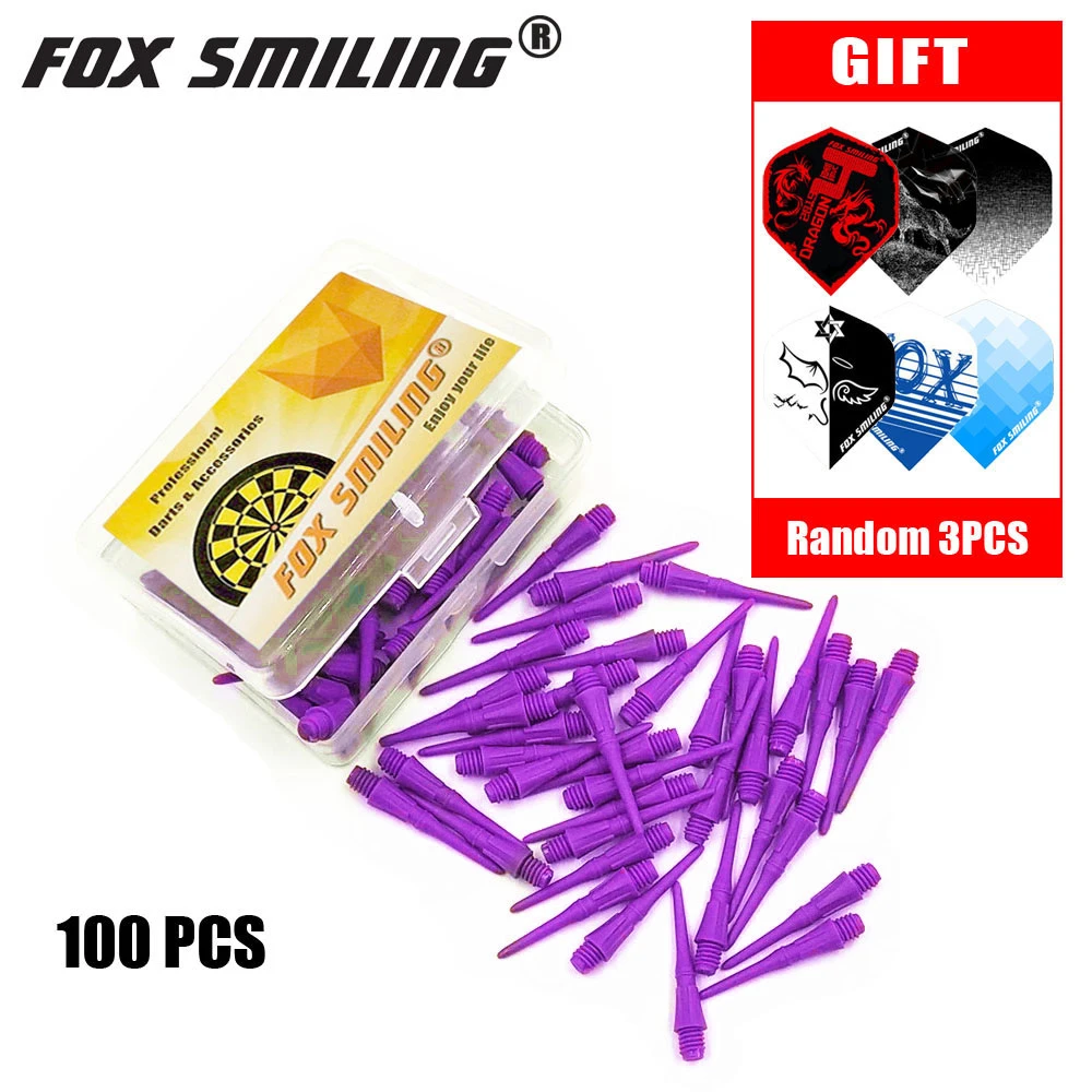 Fox Smiling шт./компл./Комплект Электронный Дротика 2BA Groove 25 мм с мягким наконечником