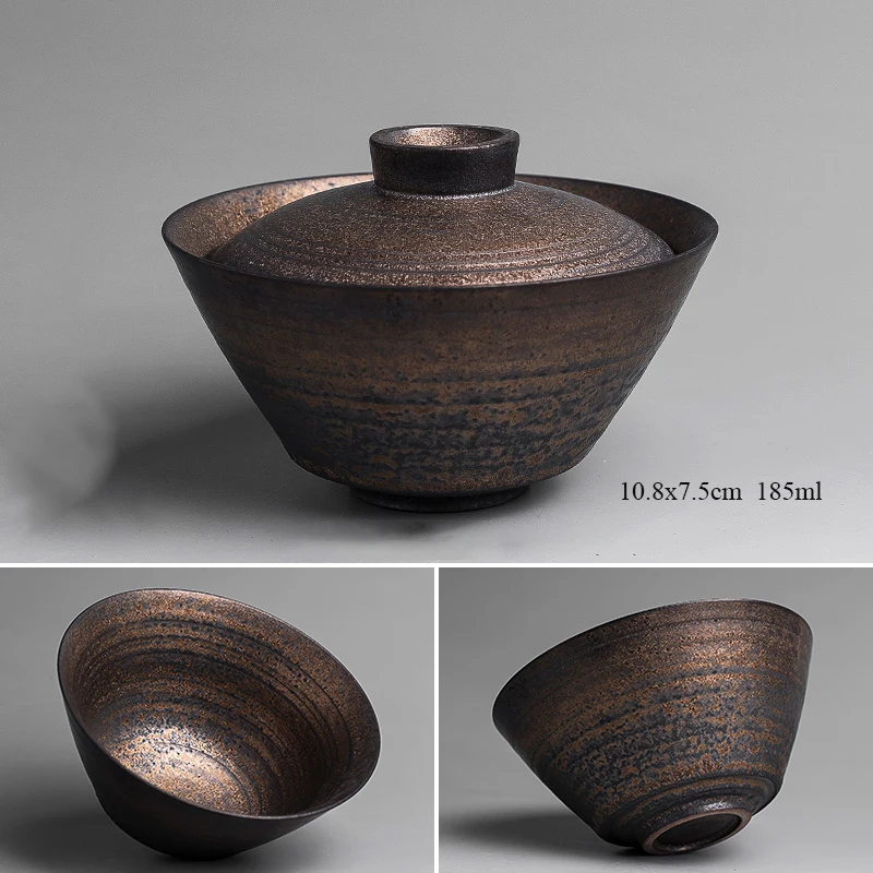 TANGPIN керамический чайник Gaiwan, чайная чашка ручной работы chawan китайский чайный набор кунг-фу посуда для напитков - Цвет: Style B