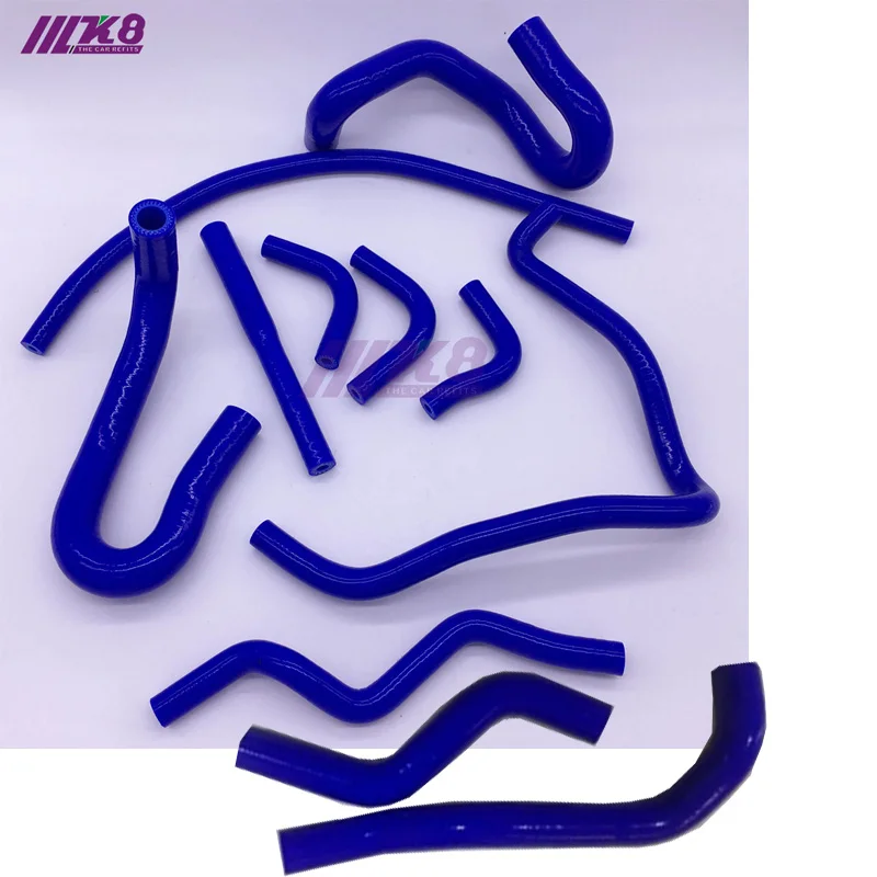 

Silicone Radiator Hose For Toyota Altezza Lexus RS200 SXE10 IS200 98-05 (11pcs) red/blue/black