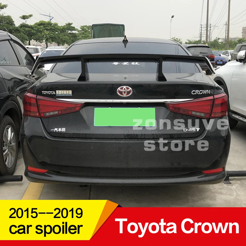Использовать для Toyota Crown спойлер 16 17 18 19 лет ABS пластик Материал заднее декоративное крыло EX стиль GT Спортивные Аксессуары