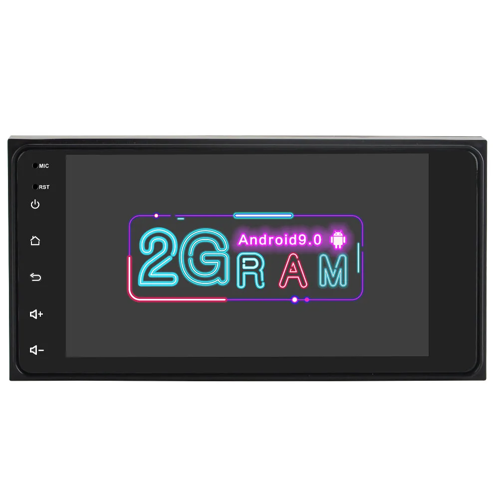 2 din android 9,0 для Nissan Toyata 200*100 мм VIOS CROWN CAMRY HIACE PREVIA COROLLA RAV4 стерео радио мультимедиа плеер