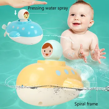 

Baby Bath Submarine Toy Kids Bathroom Water Toy Child Boys Girls Water Spray Games Toddler Bathtub Foam Beach Swimming Pool Toys