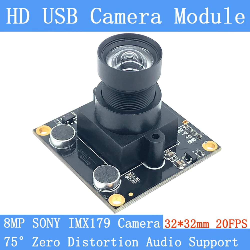 HD нулевое искажение физика высокое качество 8mp высокая скорость UVC OTG SONY IMX179 USB