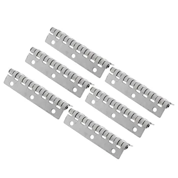 

6pcs Stainless Steel Boat Deck Door Piano Hinge Hatch Cabinet Accessories