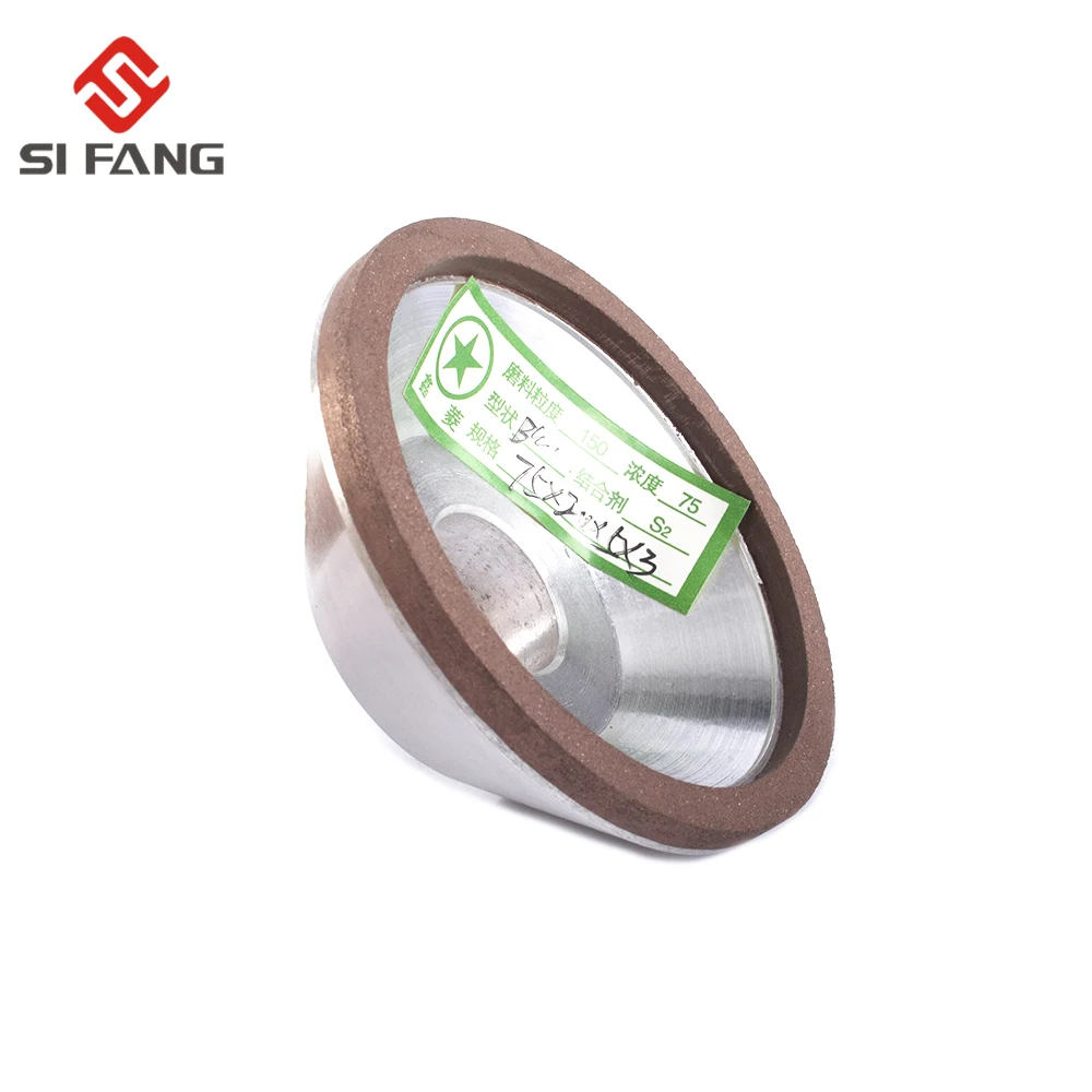 75/100/125/150mm Resin Diamond Grinding Wheel Cup Grinder Disc for Carbide Metal Angle Grinder Tool 120/150/180/240/320/400#