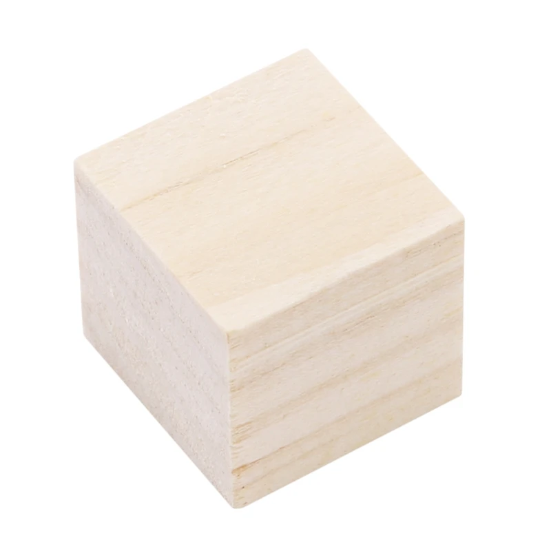 2cm 20pcs 5-50 шт./упак. деревянный куб блоки мастерство стек вырос игрушки башня падает с рисунками из игр подарки натуральный Цвет блоки - Цвет: 2cm 20pcs