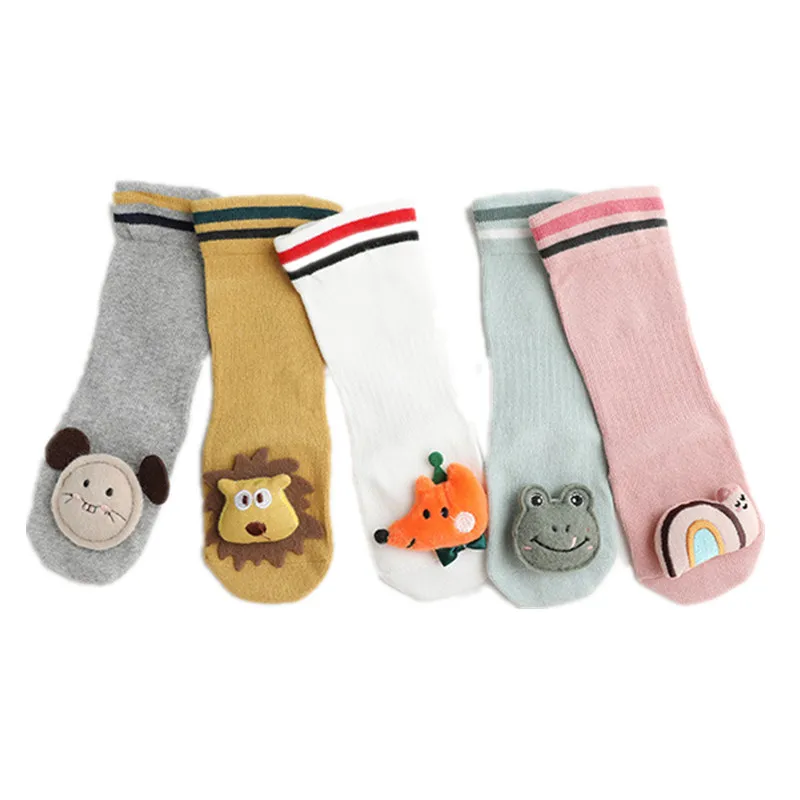 2020 Baby Kinder Zubehör lange Socken Cartoon Baumwolle Mädchen Kleinkind Kniestrümpfe 0 3T|Гетры| |