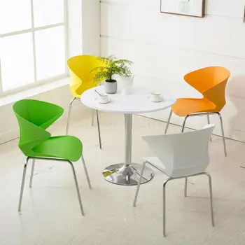 

Nordic simple rest area reception negotiation table and chair combination backrest leisure personality creative office chair