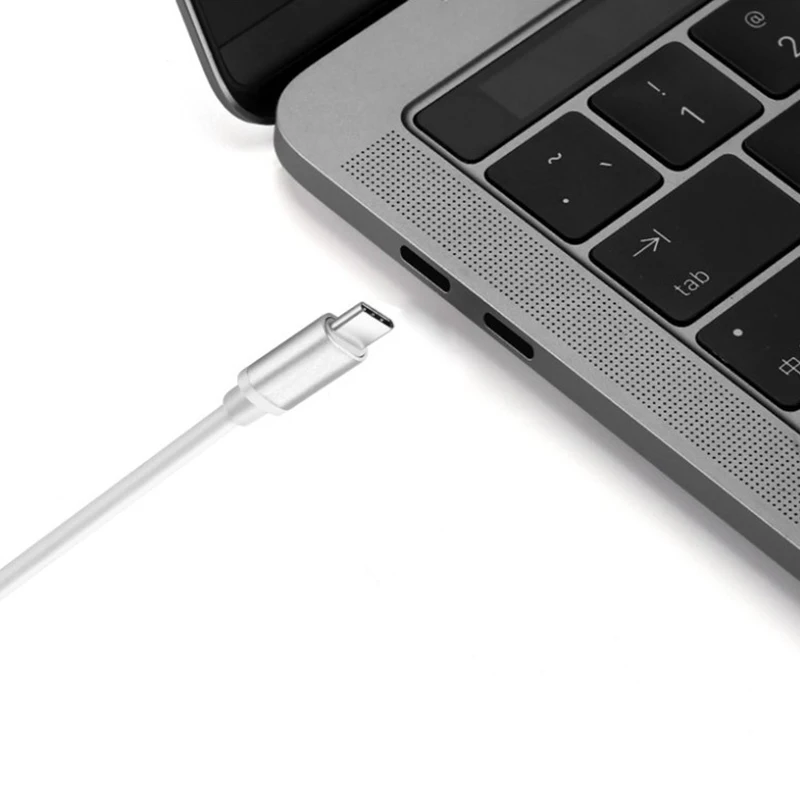 Usb C 3,1 type C к Vga монитор проектор видео кабель конвертер адаптер Hd серебро