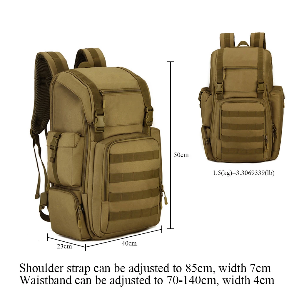 Sinairsoft 40L 17 дюйм(ов) Ноутбук армии Военное Дело тактический рюкзак спортивная