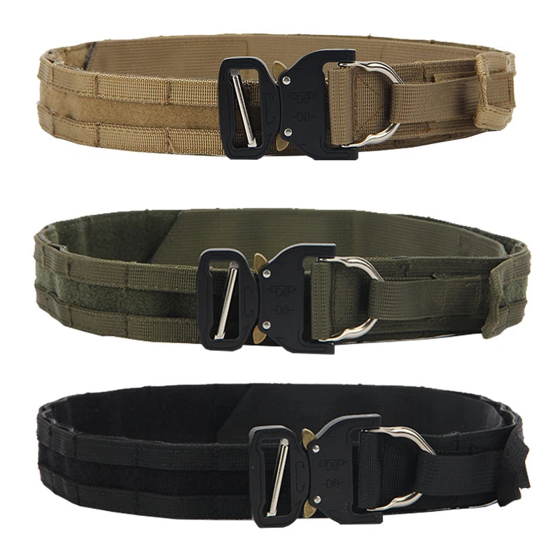 

Tactical Molle Belt Army Special Force Military Nylon Belt Police Multifunctional War Battle Combat Girdle Hunting Accessories