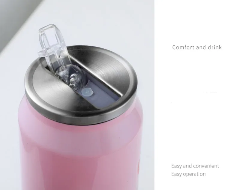 Thermos Bottle Cola Cans Thermos Cup Vacuum flask Water Bottle Thermal Coffee Mug For Car 400ml