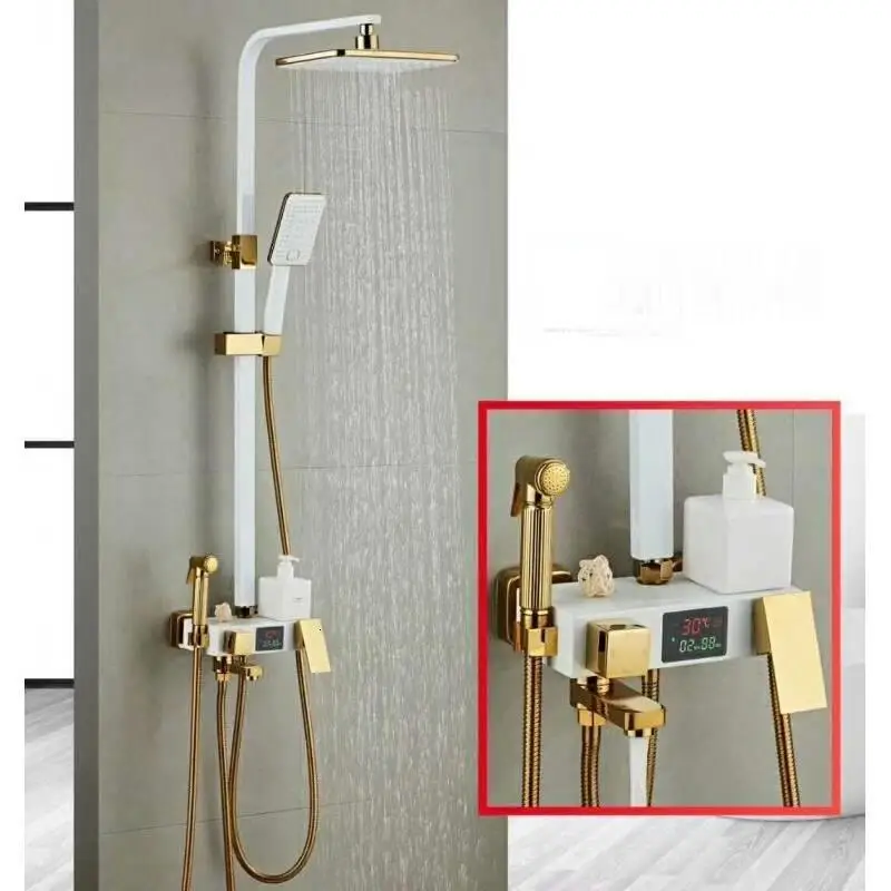 Bain Douche Painel panel Choveiro Duschsystem Electronica Conjunto De Regadera Do Banheiro Chuveiro Eletrico Ducha душ для ванной комнаты