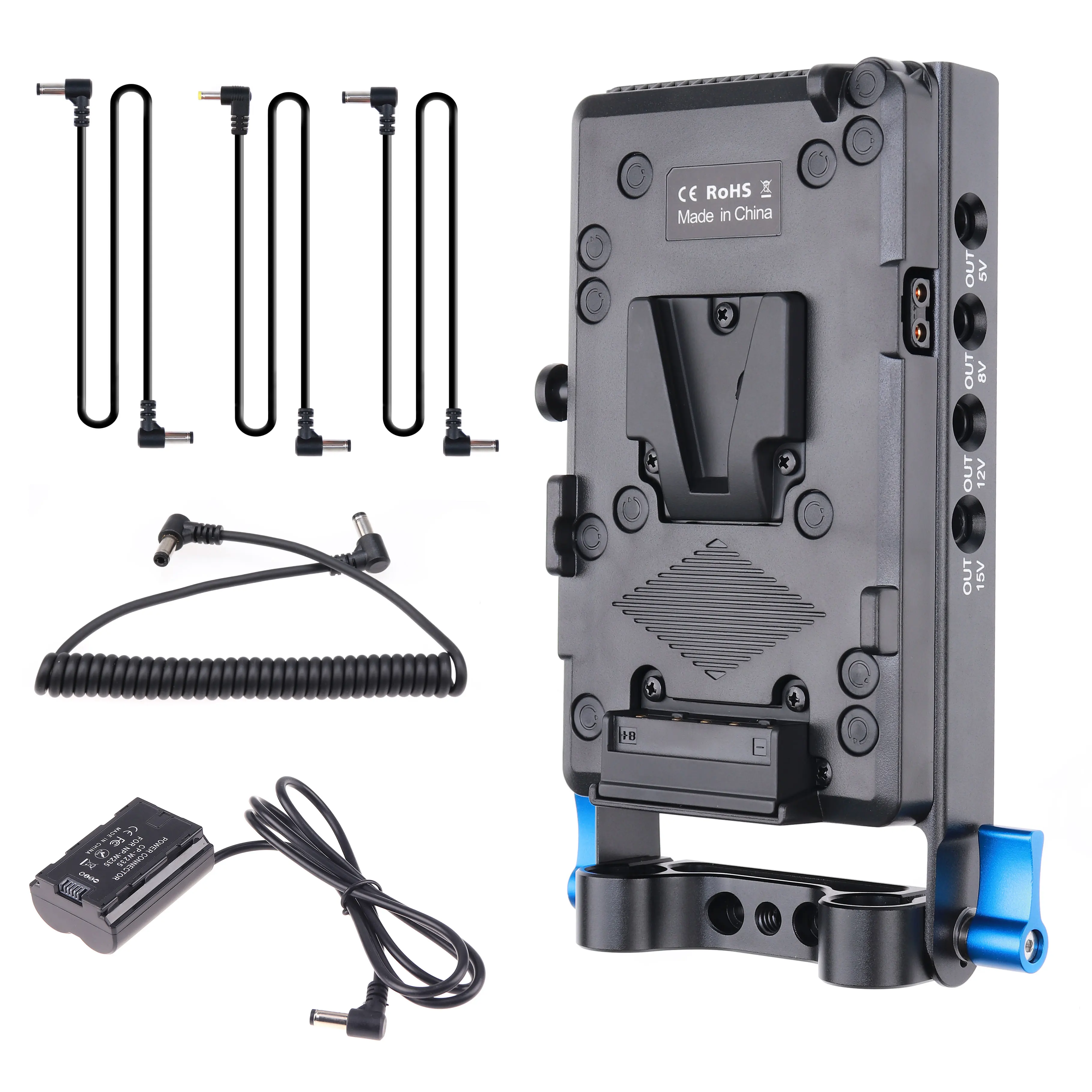 Fotga Alimentatore Sistema Batteria Piastra Adattatore Per Fujifilm Fuji X-T4 Gfx100S