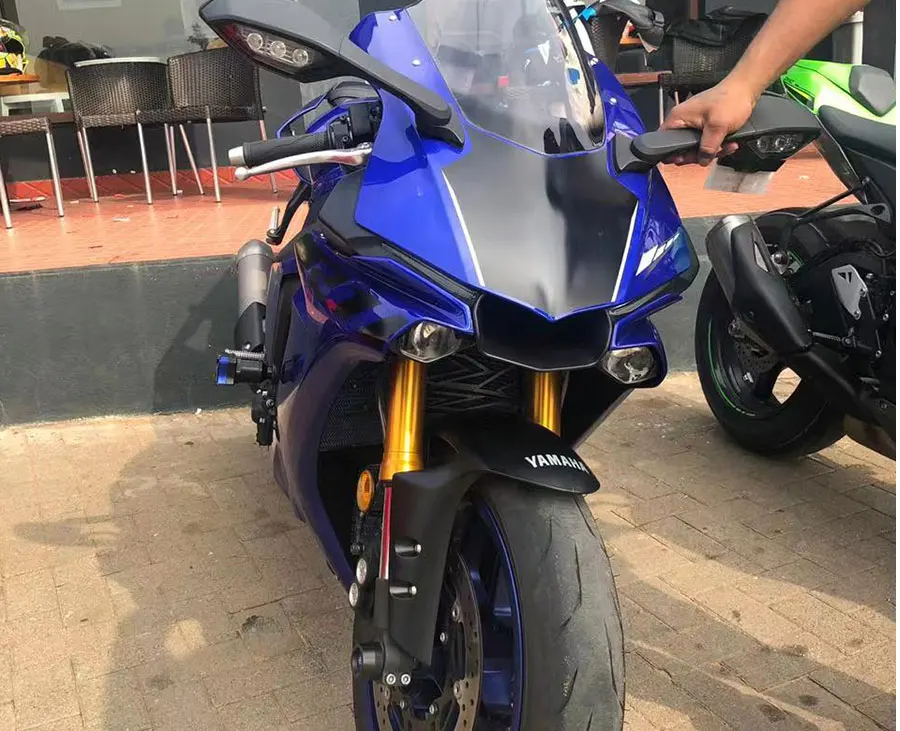 Для Yamaha YZF R1 мотоцикл зеркало заднего вида с указатель поворота светильник индикатора сбоку Зеркало заднего вида аксессуары