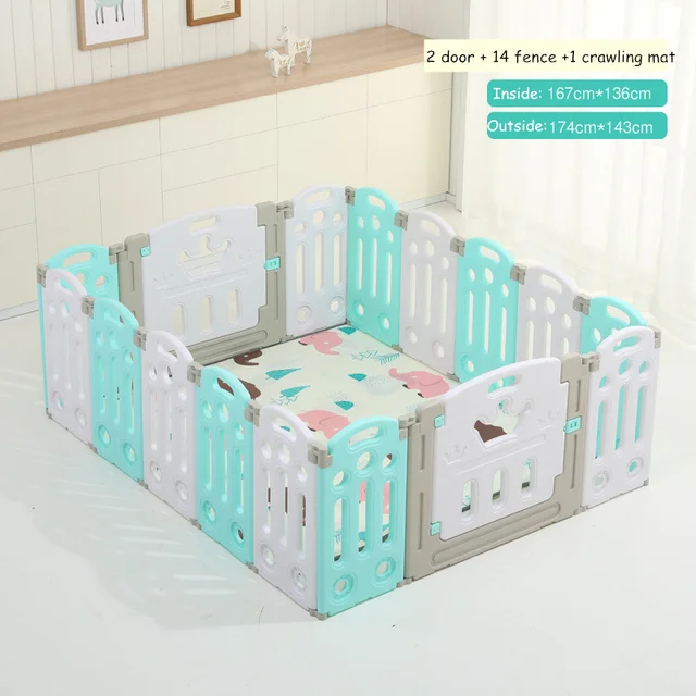 Cloture Pivotante De Securite Pliable Pour Bebes Avec Tapis Rampant Parc D Attractions D Interieur Pour Bebes Aliexpress