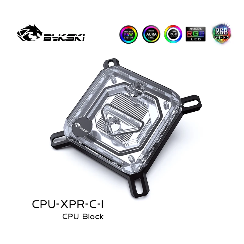 Bykski CPU Block Use for INTEL LGA115X 1200 1700 2011 /AMD Ryzen 3/5/7 X470 X570 Water Cooler Radiator CPU-XPR-C-M/CPU-XPR-C-I | Компьютеры