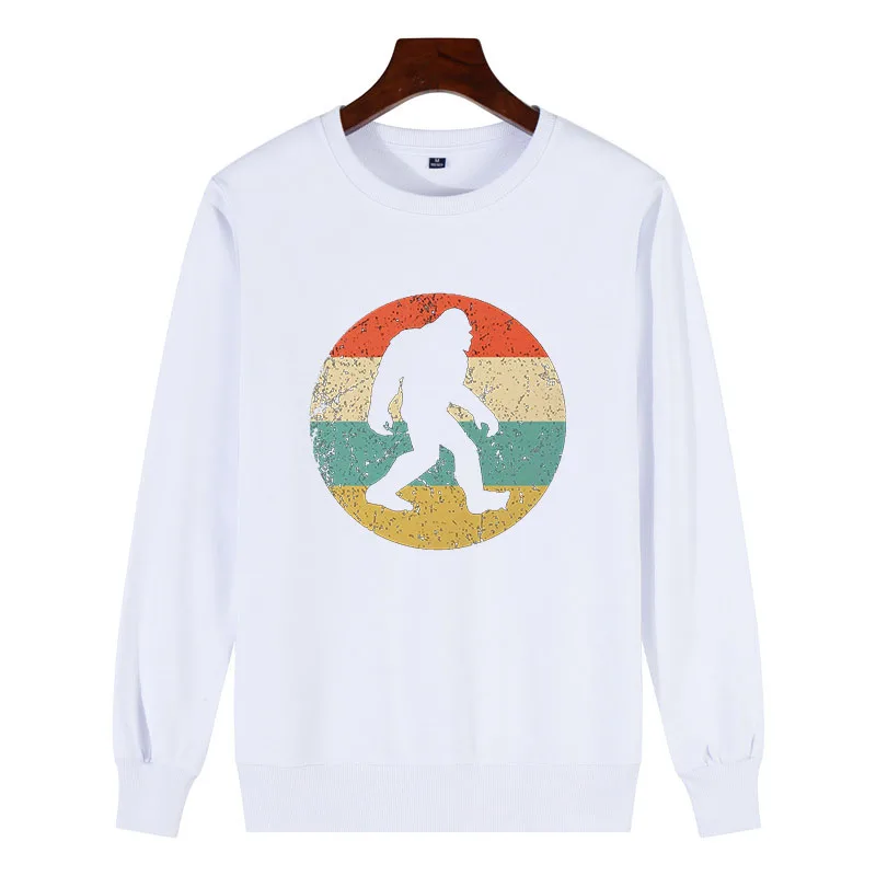 81821 White Женская толстовка с принтом Bigfoot GONE SQUATCHIN Sasquatch Чемпион элегантная Толстовка Новинка хлопок Новинка Повседневная Уличная одежда - Цвет: 81821 White