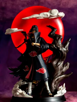 

GK Naruto Shippuden Tsukuyomi Uchiha Itachi Action Figure Model Luminous Anime Battle Scene Statue Figma Kid Collectible Toys