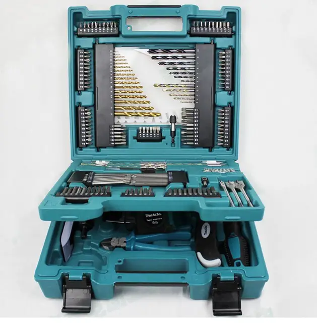 Makita-ミニドライバーセット,200個,ドリルビット,手動工具セット 