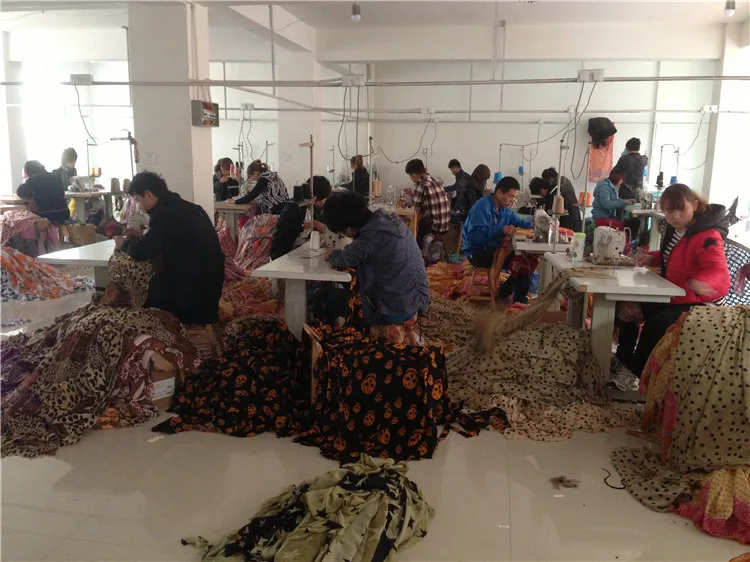 Manufacturers Wholesale Autumn And Winter New Style Large Size Flowers Bloom Women's Cotton Linen Pastoral Style Floral-Pri