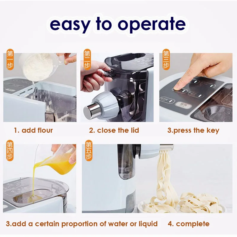 Joyoung N7V Noodles Maker Household Automatic Noodles Making Machine Multifunction 220V Fast Speed Vegetables Egg Maker