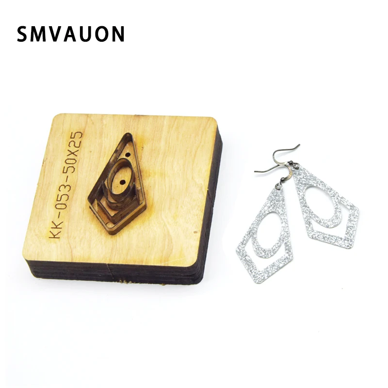 DIY инструмент лезвие правило высечки стальной перфоратор листьев серьги режущие формы деревянные штампы для кожи резак для кожаных изделий