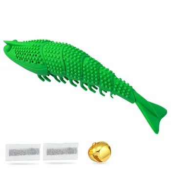 

Cat Toothbrush Chew Catnip Toy Crayfish Shape Kitten Teeth Cleaning Dental Care @LS