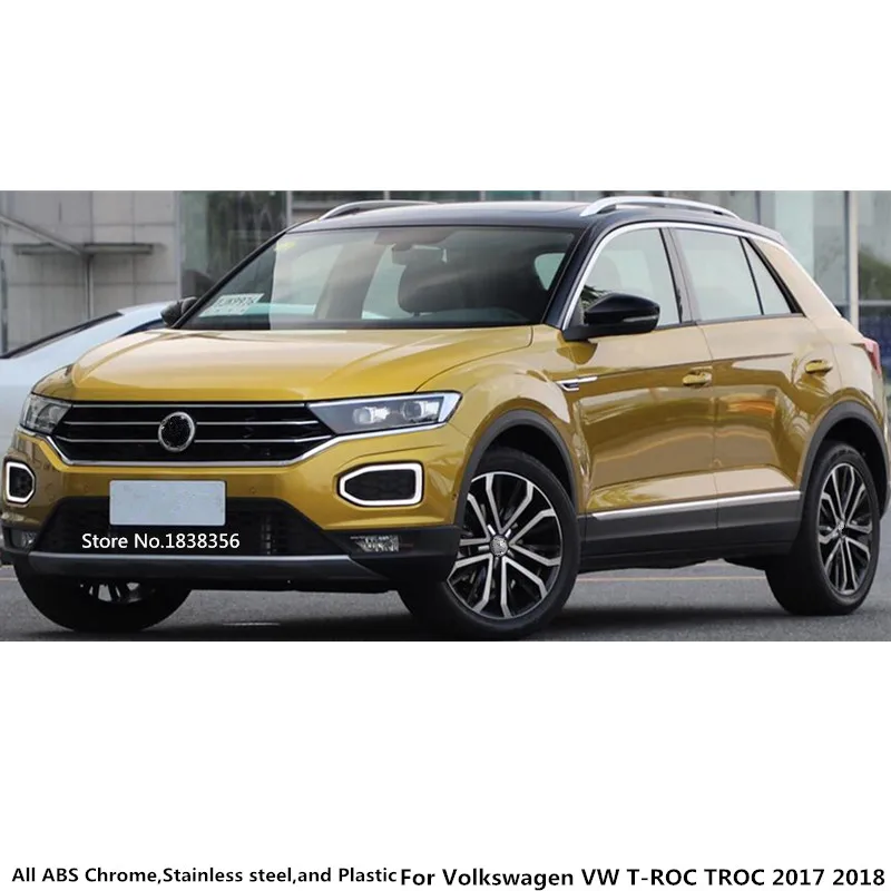 Для Volkswagen VW T ROC TROC 2017 2018 2019 2020 задняя дверь из нержавеющей стали номерной знак