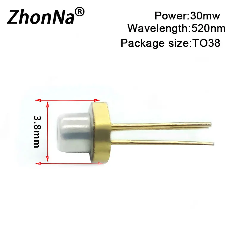 SANYO 405nm 20mw 3.3mm Violet/Blue Laser Diode DL-4366-301H - Beeg