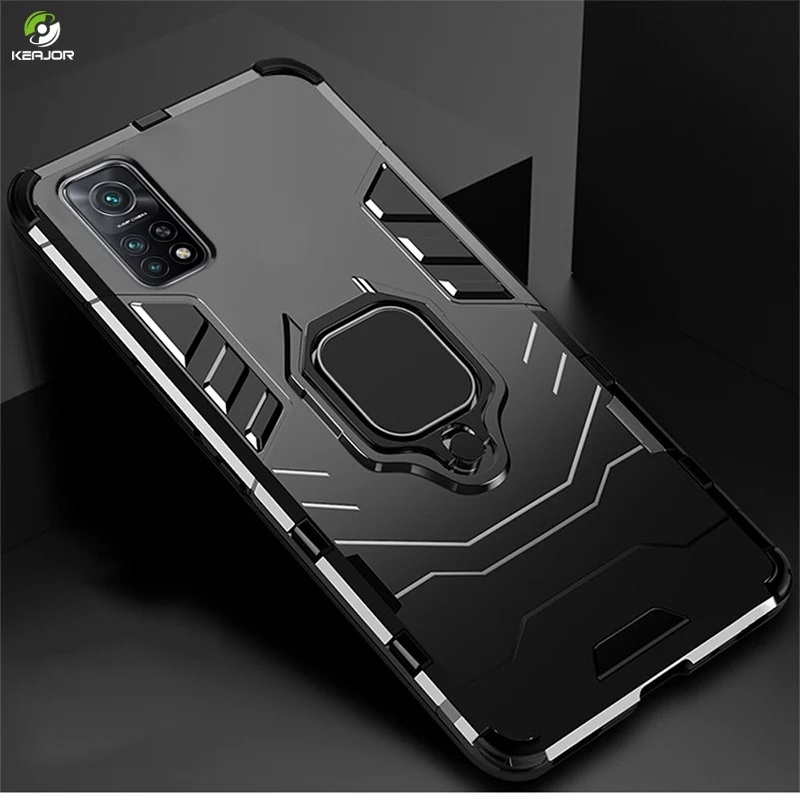 Чехол для Xiaomi Mi 10 T Pro Магнитный металлическое кольцо задняя крышка Lite рro 5G чехол