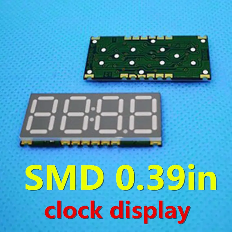 0.39in 0.39" SMD CLOCK LED Display 4 Bit smd Digital Tube 0.39 inches RED 7 Segment Common ANODE&CATHODE DIGITAL DISPLAY