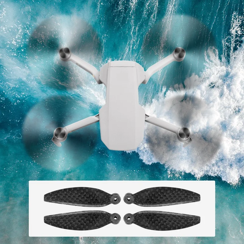 8 шт. складные пропеллеры из углеродного волокна для DJI Mavic Mini Drone углеродное